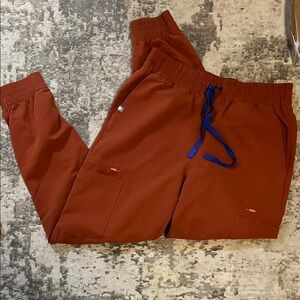 Figs Rust Jogger women Scrub Pants